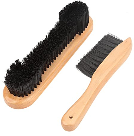 Billiards Pool Table Rail Wood Handle Brush Set Cleaning Tools Accessory 2pcs Pool Table Brush Cleaner Kit