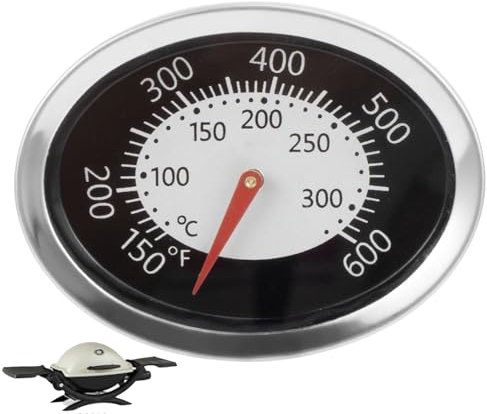 Grill Thermometer Replacement Parts for Weber Q Models (2014 and Newer)