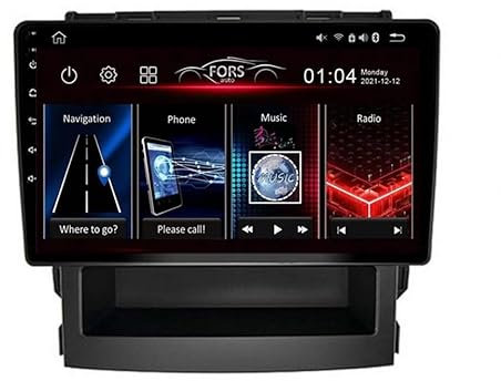 FORS AUTO Auto Radio Android FS kompatibel mit Subaru Impreza, Forester (9 Zoll) 2017-2020, 9 Zoll, Wi-fi, Bluetooth, 4G, DSP, RDS (FS-6 MAX 6/128 Gb 8-core CP, 2K)