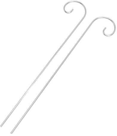 30 Stück Pflanzenetikettenhaken, Halter, Edelstahl, Gartenmarkierung, Pfahl, Pflanzenschild Blumentopf, Bonsai, 200 Mm