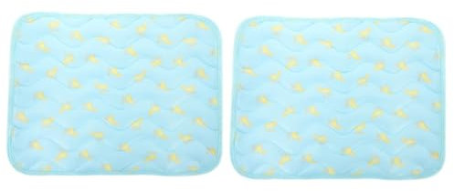 POPETPOP 2pcs Dog Cooling Mat Pet Cooling Pad Dog Bed Comfortable Nest Summer Pet Bed Nonskid Pad