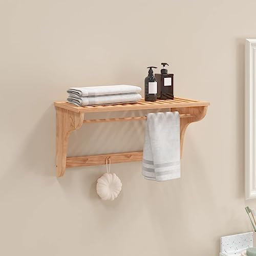 Furniture Select Handtuchhalter 60x30x35cm Massivholz Nussbaum