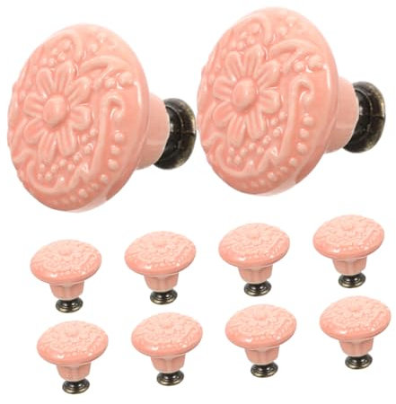 NUOBESTY 10stücke Keramik Schrankknöpfe Möbelgriffe Zugknöpfe Für Schranktüren Ersatzknöpfe Mit Einfacher Installation Für Zimmertüren Küchenschranktüren