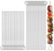 40 Piezas Palos Pinchitos Metal,25cm Pinchos Metalicos Barbacoa,20cm Palillos Barbacoa Metal,Pinchos para Barbacoa Reutilizables,Brochetas de Acero Inoxidable para Carne,Pollo,Camarones,Frutas