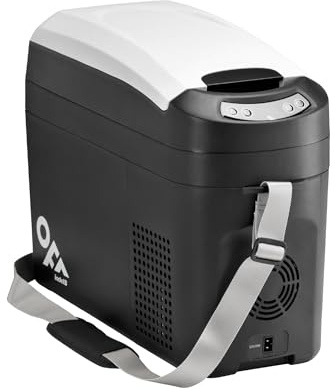 Indel B TB18 Negro Frigorífico/Congelador portátil con compresor 12/24V 18 L