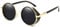 Dollger Steampunk Style Runde Retro Sonnenbrille Kleine Metallrahmen Classic Vintage UV Schutz Brille für Männer Frauen