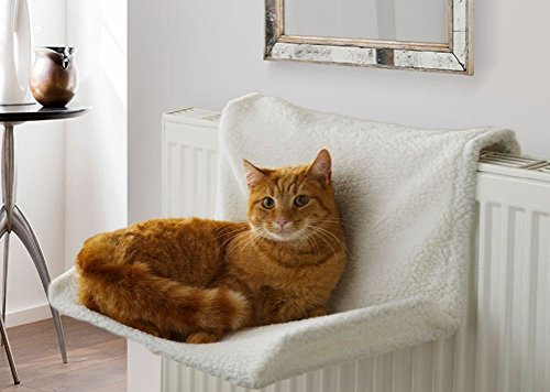 Vinsani® Soft Luxurious Pet Radiator Bed for Cat Kitten Puppy Dogs with Soft Machine Washable Fleece Lined Cover Warm Cosy Hammock Style Radiator Bed