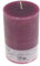 Wenzel Kerze Rustic 110×70mm selbstverlöschend Safe Candle Stumpenkerze Tischkerze, Farbe:Erika