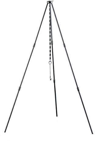 Naturehike Kochen im Freien Stativ Set BBQ Dreibein Grillgeräte Campinggrills mit Kette und Haken,Tragfähigkeit bis 5 kg
