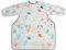 PewinGo Weaning Bib Attaches and Fully Cover to Baby Highchair, Long Sleeves Bib with Waterproof, Comfortable,Machine Washable, Suitable for BLW 6 Months to 30 Months-Light Grey