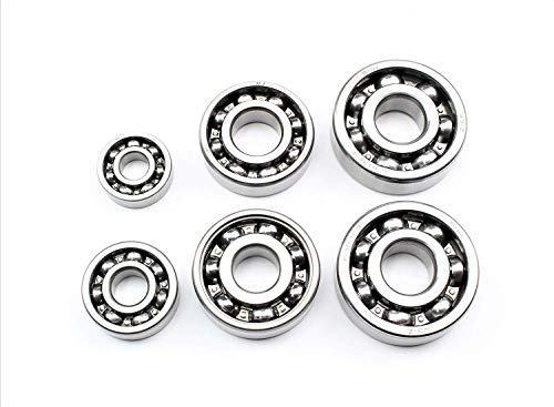 SET 3-Gang Motorlager Kugellager von SNH 6-teilig für Simson S50 Kr51/1 SR4-2