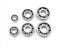 SET 3-Gang Motorlager Kugellager von SNH 6-teilig für Simson S50 Kr51/1 SR4-2