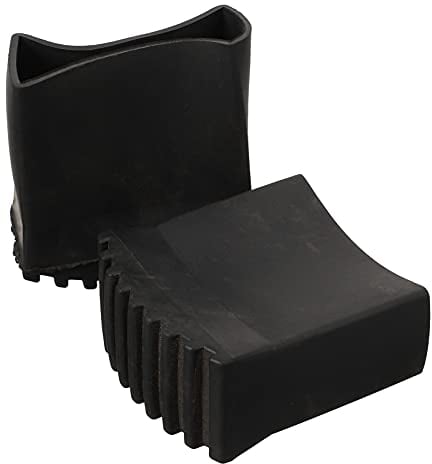 WINOMO 2Pcs Ladder Non Slip Feet Rubber Ladder Accessories Replacement Step Ladder Feet Foot Mat(2.75X2.55X1.18inch)