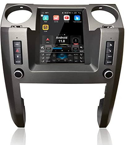 MOOKAKA Android 11.0 Auto Radio 2 DIN Navegación GPS para Land Rover Discovery 3 LR3 2003-2011 Reproductor Multimedia estéreo para automóvil Pantalla IPS con Carplay, Bluetooth, WiFi, DSP (6+128GB)