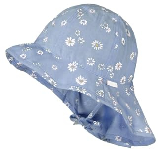 maximo Mini Girl-Flapper,Nackenschutz Bindeband, UV 15 49 bluemeliert