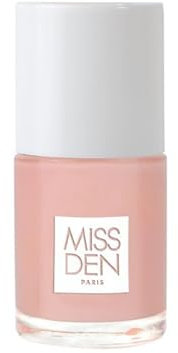 Vernis à Ongles Couleur Absolue - Miss Den - 85% d'Ingrédients d'Origine Naturelle - Longue Tenue - Teinte 124 Rose clair