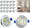 LZQ LED Einbaustrahler 20PCS 3W Einbauleuchten LED Spots 230V Deckenspots Einbau Strahler Decken Leuchte Set Einbau für Flur, Schlafzimmer, Wohnzimmer, Bad, Küche, Kaltweiß