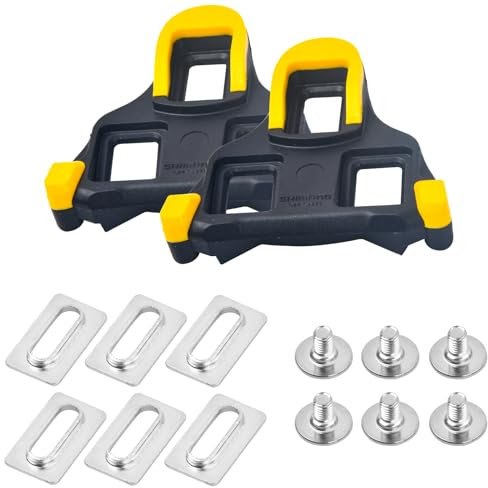 Rennrad-Pedalplatten Cleats für Shimano SPD SL Precision Superlight Bike Cleats für Spin Schuhe Kompatibel Shimano Cleats SPD SL(SM-SH10/SM-SH11/SM-SH12) für Rennrad, Radrennen, Wettkampfradfahren