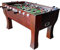 NOALED Freistehender Deluxe-Fußballtisch, Fußballspiel mit Beinen, 55 Zoll, Holzrahmen, 8 Reihen, Tischfußball, Familienspaß, Party, Spieltisch