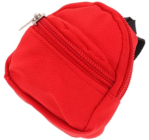 KONTONTY Puppenrucksack Mini Rucksack Fotografie Requisiten Miniatur Rucksack Mini Puppentasche Dekorative Puppen Schultasche Mini Rucksäcke Puppenkostüm Ornament Kleine