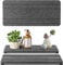 2PCS Water Absorbing Stone Tray, Quick Drying Diatomite Stone Sink Tray, Water Absorbent Diatomite Coasters for Kitchen Sink, Bathroom Counter Hand Soap Dish Toothbrush Holders