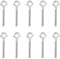 Viti di fissaggio in acciaio inox 304 viti per pastoriere in acciaio inox con occhiello a occhiello per occhio di pesce, gancio aperto