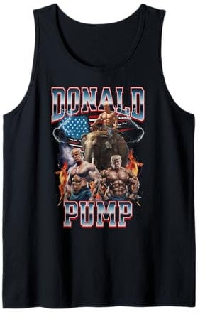 Donald Pump Trump Gym Pump Cover Tank Top