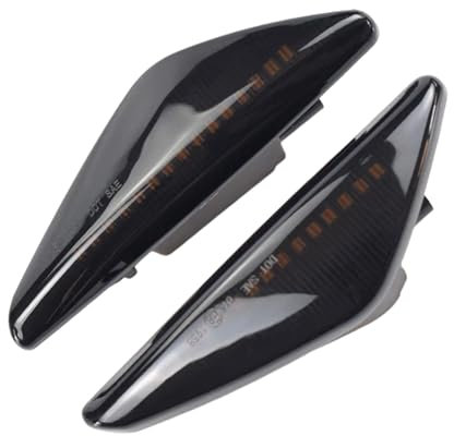 2 Stück LED Blinker Seitenblinker für BMW X3 F25 X5 E70, Blinker mit Canbus Fehlerfrei (Rauchierte Linse)