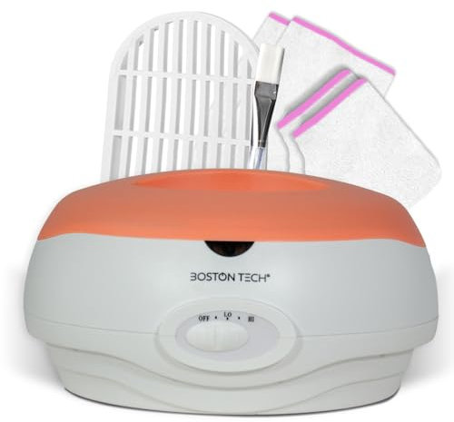 ParaffinLux Paraffinbad für Hände von Boston Tech® | Linderung von Muskelschmerzen und Arthritis | Hydratisiert, macht die Haut weich und revitalisiert sie | Kapazität 3L + Zubehör
