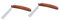 minkissy 2stücke Vintage Rasierer Mit Holzgriff Praktische Barttrimmer Für Zuhause Für Herrenrasur Und Friseurbedarf Komfortabel Und Leicht Zu Reinigen