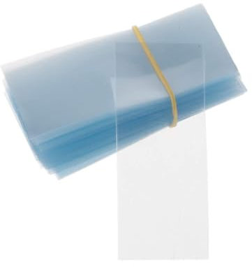 pumpumlia 100 Pcs PVC Heat Shrinkable Sleeve Battery Shrink Film 18650 Heat Shrink Tubing Tube Assorted