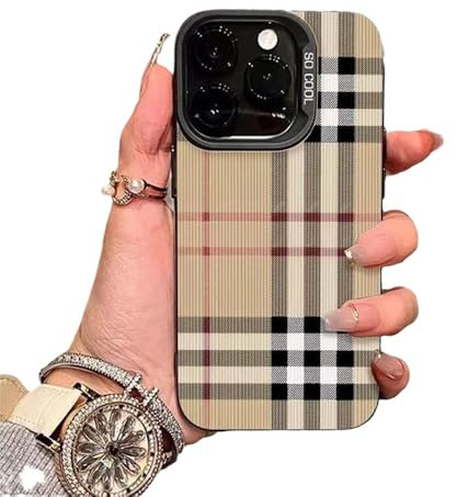 PAIXIKYZ Hülle Kompatibel mit iPhone 14 Pro Max | IMD Case Minimalistisches Rastermuster Sturzschutz