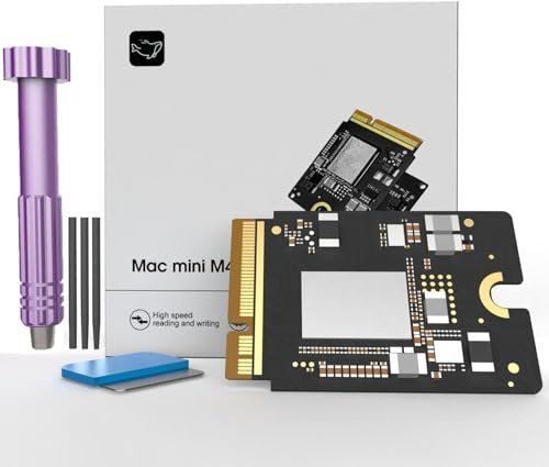 Zinweyton Mac mini M4 SSD 2TB, Hard Disk Storage Upgrade for Mac mini M4 | Upgrade your storage to securely store all your files with confidence.