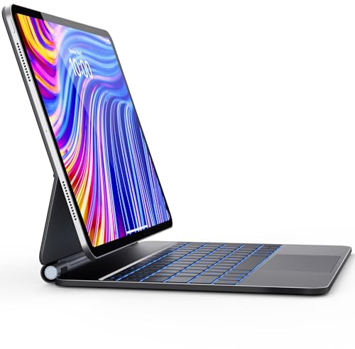 Earto Magic Keyboard para iPad Air 13(M4/M3/M2) y Pro 12.9(3.ª-6.ª Gen)