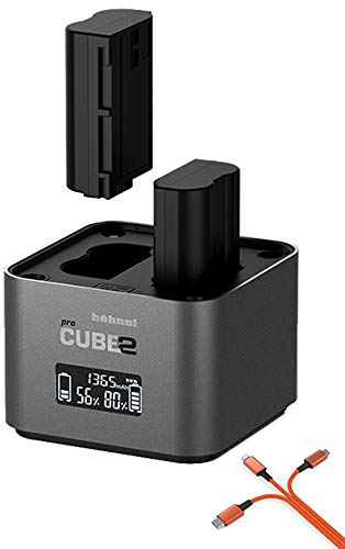 Hähnel ProCube 2 Doppel-Ladegerät für Canon LP-E6, LP-E6n, LP-E6NH / LP-E8 / LP-E17