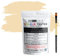 HQC Paint Wall and Ceilings Matt | Sample Colour Tester Pot with Brush | Quick Drying Quality Interior Paint | Contemporary Finish | Light Beige Colour 25ml