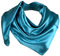 YOFASEN Hijab Kopftuch für Damen - 1 Stück Einfarbig Satin Muslimische Islamische Kopfbedeckung Frauen Gesichtsschleier Schal Turban 90x90 cm, Blau