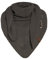 KNIT FACTORY - Dreiecksschal Coco - Damen Strickschal mit Wolle - Umschlagtuch für den Herbst und Winter - Winterschal - Dreieckstuch - Hochwertige Qualität - XXL Schal - 190 x 85 cm - Taupe