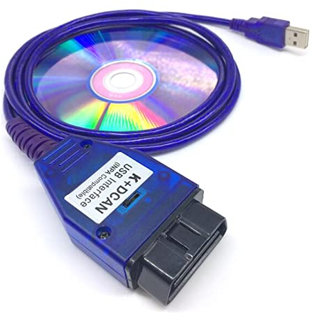 AntiBreak K+ DCAN Ediabas Coding Interface Cable Switch FT232RQ OBDII for R56 E87 E93 E70 from 1996 to 2008