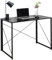 Direct Online Houseware House of Home Compact Black Folding Desk, Space Saving Foldable Computer Desk for Small Spaces with Easy Assembly