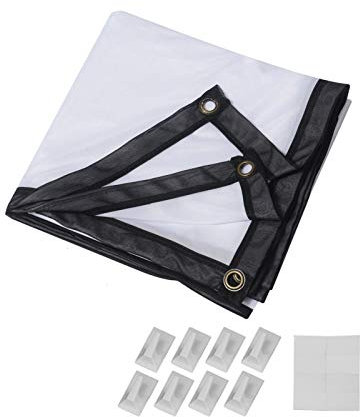 Trintion Foldable 150 Projector Screen, Pull Down 16:9 HD 4K for School, Home Theatre, Cinema, Office