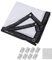 Trintion Foldable 150 Projector Screen, Pull Down 16:9 HD 4K for School, Home Theatre, Cinema, Office