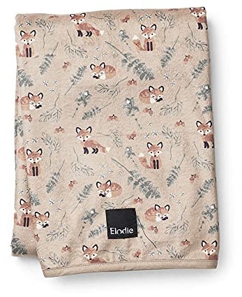 Elodie Details Babydecke Kuscheldecke Kinderwagendecke aus Oeko-Tex Pearl Velvet Extra Weich und Warm 75 x 100 cm - Nordic Woodland