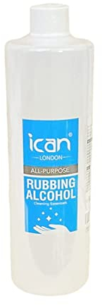 ICAN Multi Purpose isopropyl rubbing Alcohol 99.9% Pure Isopropanol 500ml (17.59 oz)