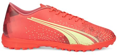 PUMA Ultra Play Turf - Tenis de entrenamiento para hombre, color coral ardiente (Fizzy Light Black), talla 7.5