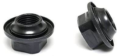 WELWIK 2PCS 3/8x26T Vorderachsmutter, Fahrrad Fahrrad Achsmuttern, Nabenmuttern, Fahrrad Vorderachse Muttern Nabenmuttern, Kegelmuttern Staubschutz, klein