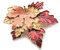 Broche À Feuilles D'érable Tri-couleur Thanksgiving Jewelry Pin Pour Veste Sac À Main Décorations Collier De Feuilles De Feuilles En Érable