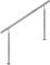 CAVATINY Edelstahl Handlauf Geländer für Treppen Brüstung Balkon ohne Querstreben - Innen und Außen Handlauf Geländer Treppengeländer Edelstahl Brüstung Balkon (120CM, ohne Querstreben)