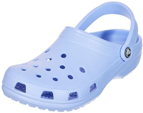 Crocs Unisex-Adult Classic Clogs, Moon Jelly, 5 Men/7 Women