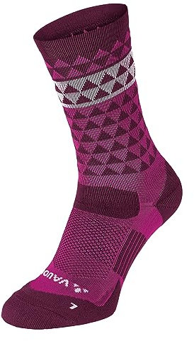VAUDE Unisex Bike Mid Sportsocken, Cassis, 39-41 EU